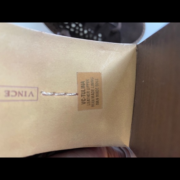 Vince Camuto Vince Tie Up Heels | Brown | Size 9 - Picture 6 of 6